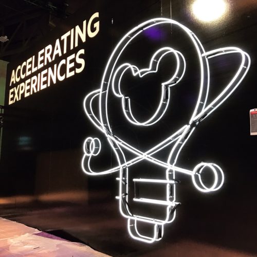 Accelerating Experiences Neon Sign