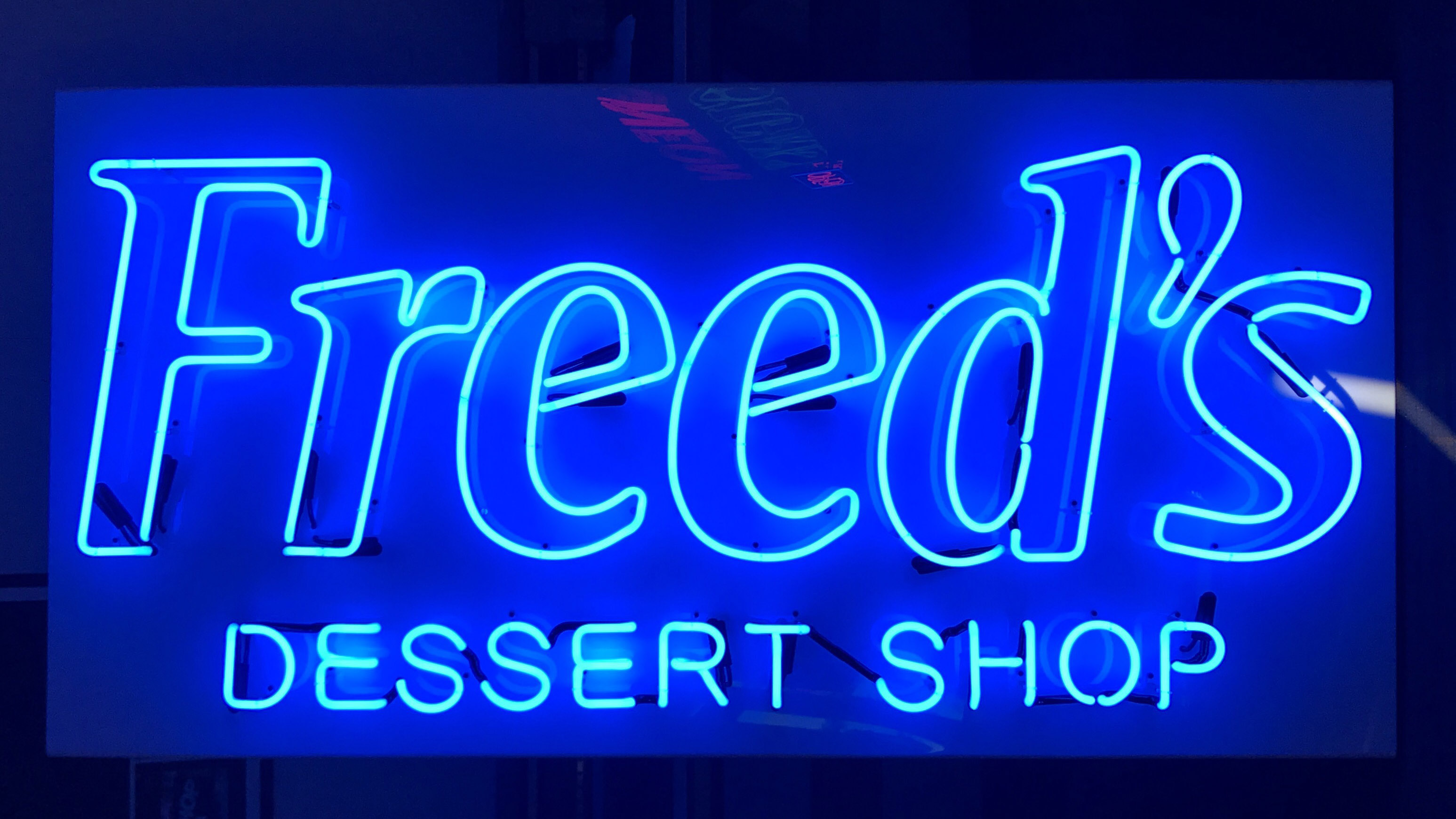 Freed's Dessert Shop Neon Sign