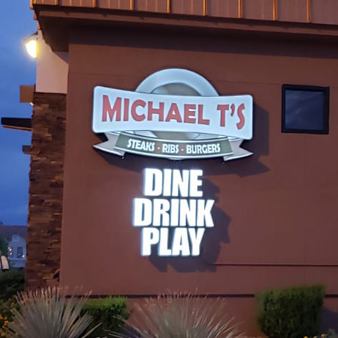 Custom Channel Letter Sign for restaurant by Paul's Neon Signs